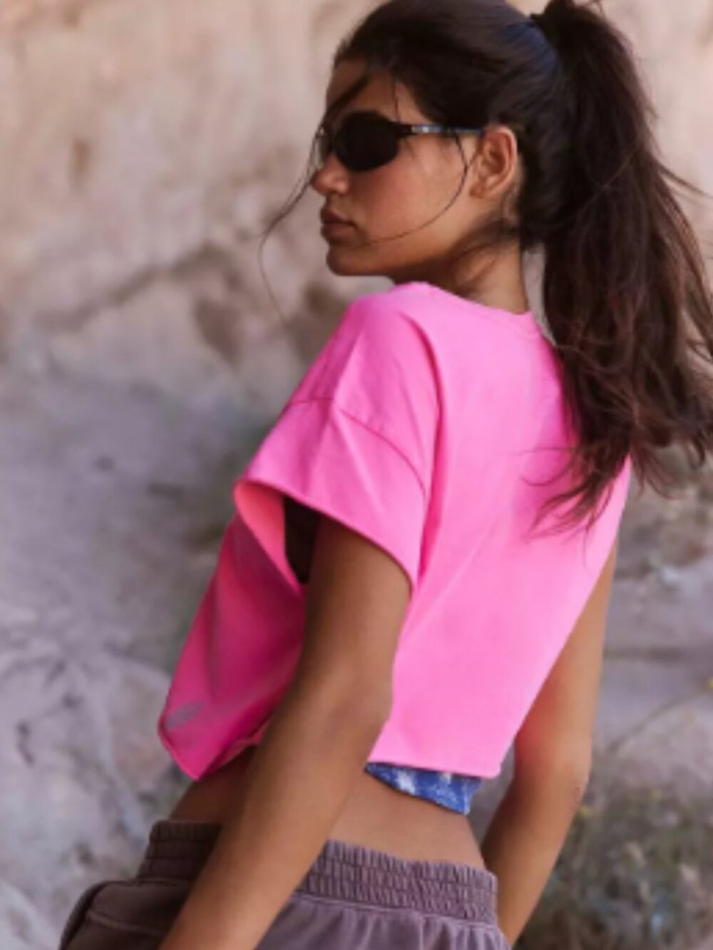 FP Movement by Free People Hot Shot Cropped tee - Picture 2 of 4